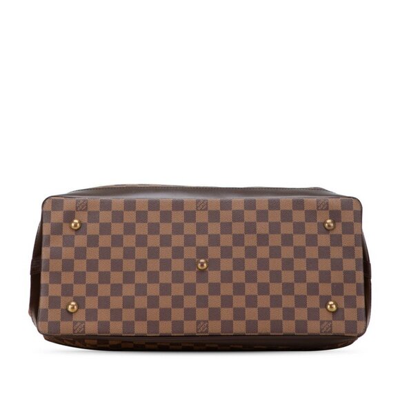 LOUIS VUITTON Brown Damier Leather Shoulder Bag - Picture 3 of 9